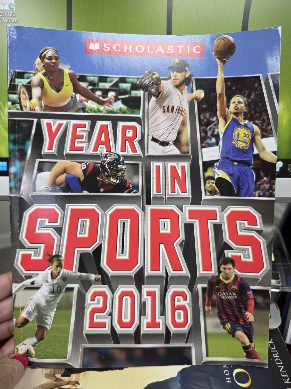 Scholastic Year in Sports 2016 - Red & Black Cover